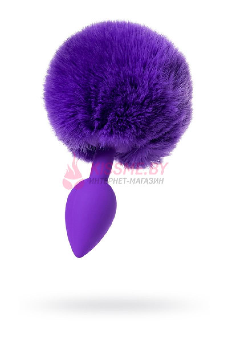 Анальная втулка с хвостом ToDo by Toyfa Sweet bunny силикон фиолетовый       г /Код 357014
