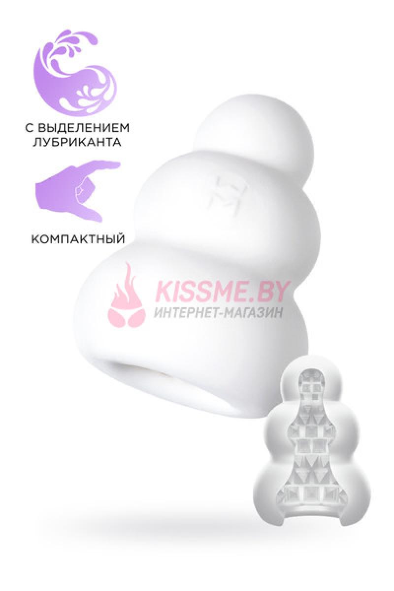 Мастурбатор нереалистичный MensMax Pucchi Candy TPE белый /Код MM-56