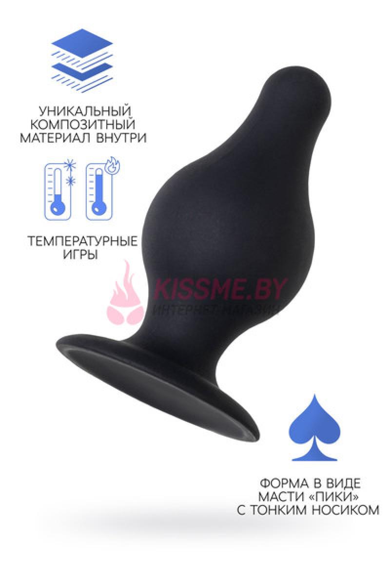 Анальная втулка Erotist Spade S сайлекспан чёрный /Код 541321
