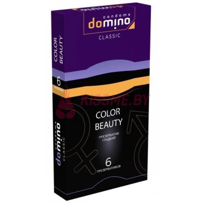 Разноцветные презервативы Domino Classic Colour Beauty 6 шт /Код 3923dom
