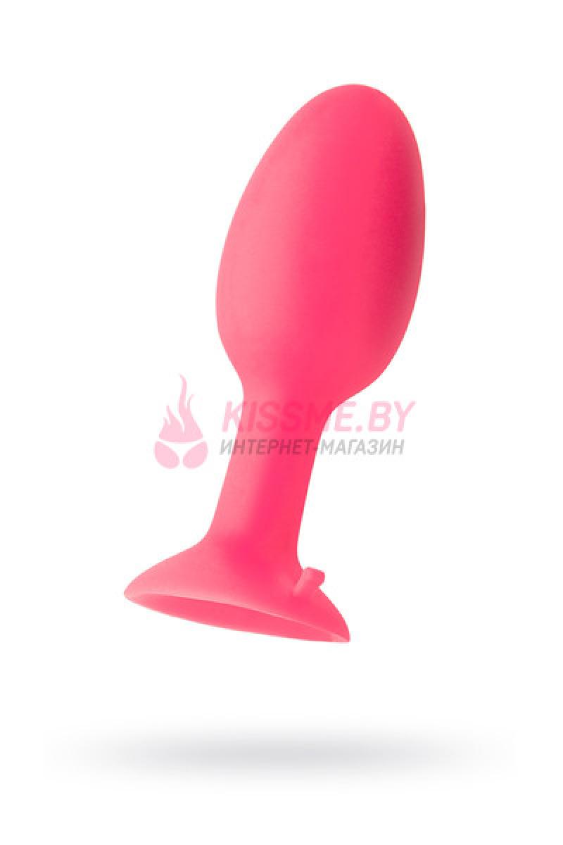 Анальная втулка TOYFA POPO Pleasure со стальным шариком внутри силикон розовая /Код 731309