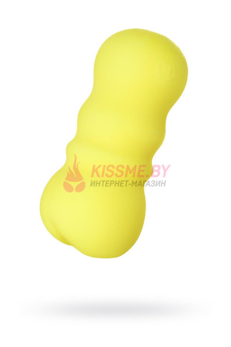 Мастурбатор нереалистичный MensMax FEEL  TPE желтый