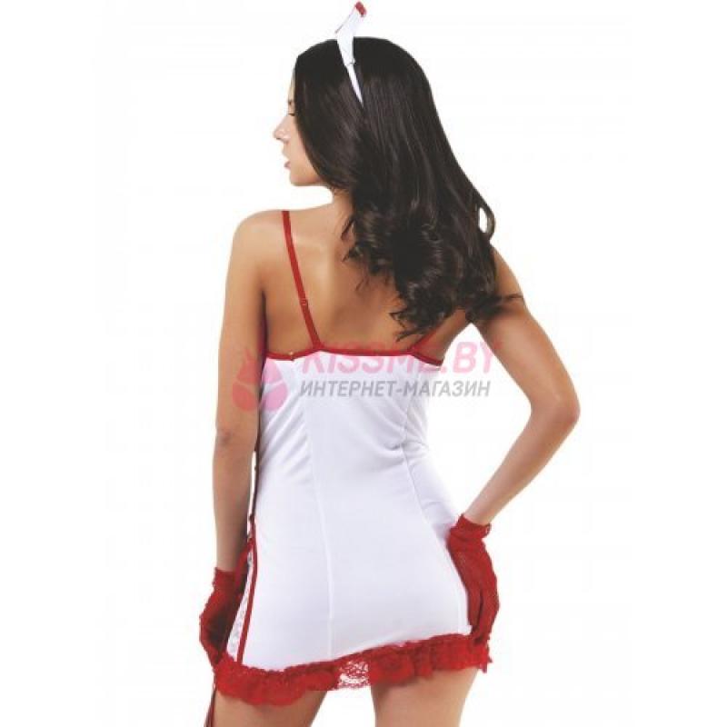 Эротический костюм медсестры S/M /Код 2541-42-44