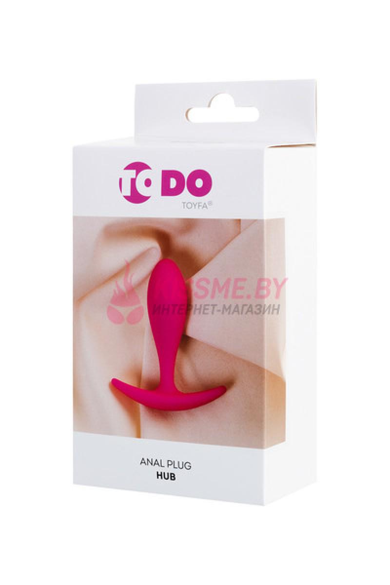 Анальная втулка ToDo by Toyfa Hub силикон розовая