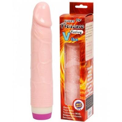 Реалистичный фаллоимитатор с вибрацией 21 см