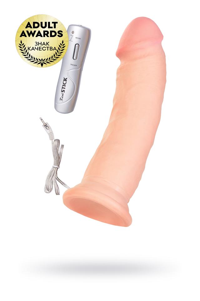 Реалистичный вибратор TOYFA RealStick Elite Jastin TPR телесный 21 см