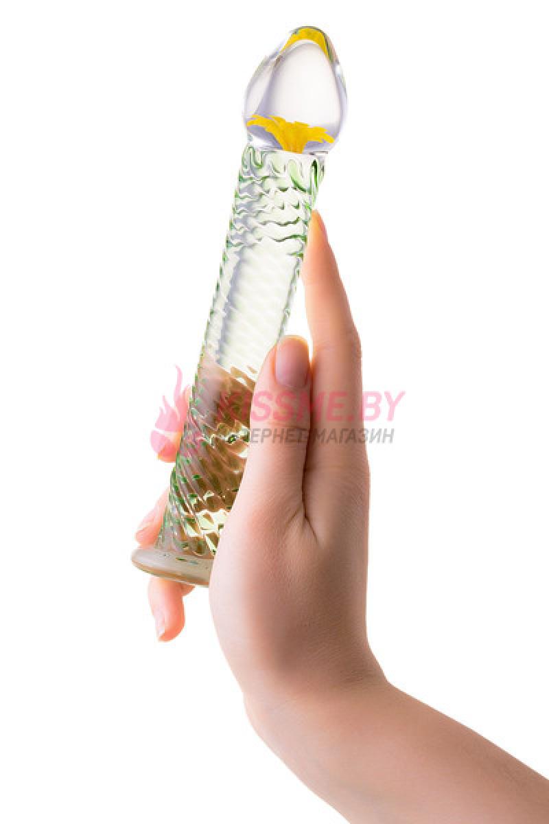 Нереалистичный фаллоимитатор Sexus Glass стекло прозрачный /Код 912182