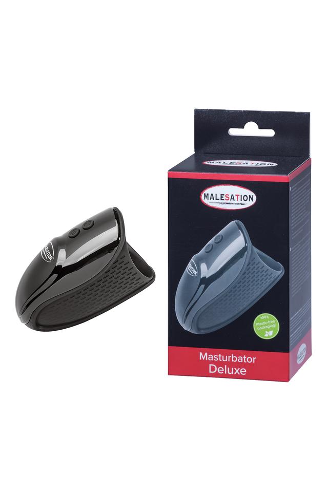 Нереалистичный мастурбатор MALESATION Deluxe с вибрацией и функцией постукивания