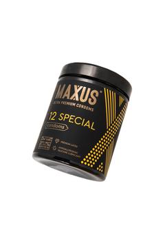 Презервативы Maxus Special в пластиковом кейсе точечно-ребристые 12 штук