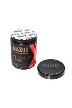 Презервативы Maxus Sensitive в пластиковом кейсе ультратонкие 12 штук