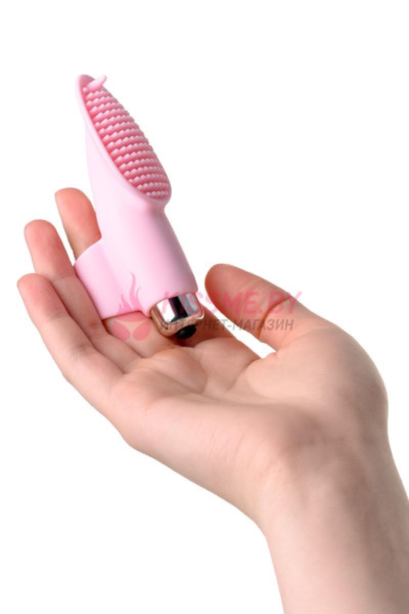 Вибронасадка на палец JOS TWITY для прелюдии силикон розовая /Код 782006