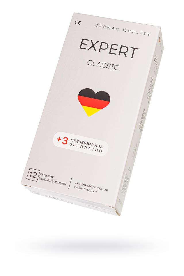 Презервативы классические EXPERT Classic Germany 12  шт и 3 бесплатно