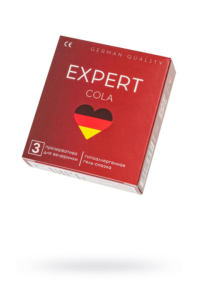 Презервативы с ароматом колы EXPERT Cola Germany 3 шт