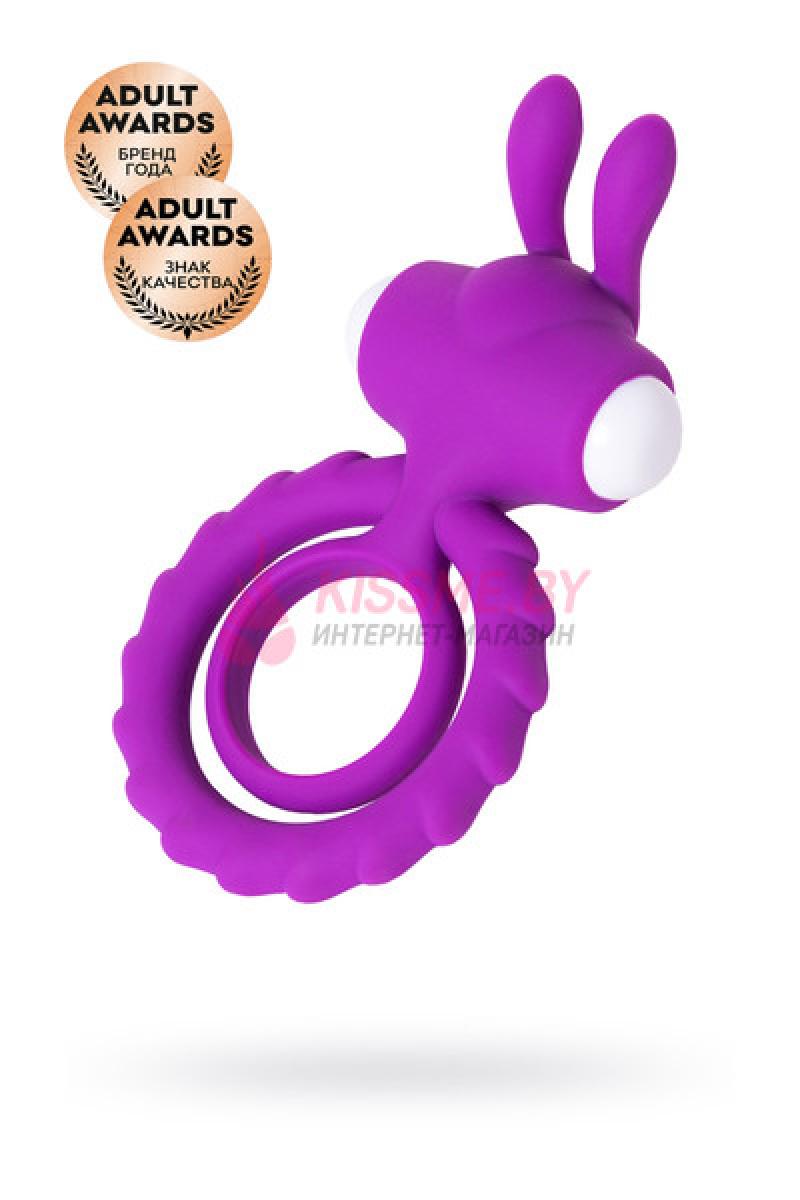Эрекционное кольцо на пенис JOS GOOD BUNNY силикон фиолетовый