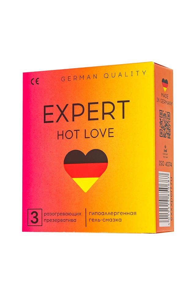Презервативы с разогревающим эффектом EXPERT Hot Love Germany 3 штуки
