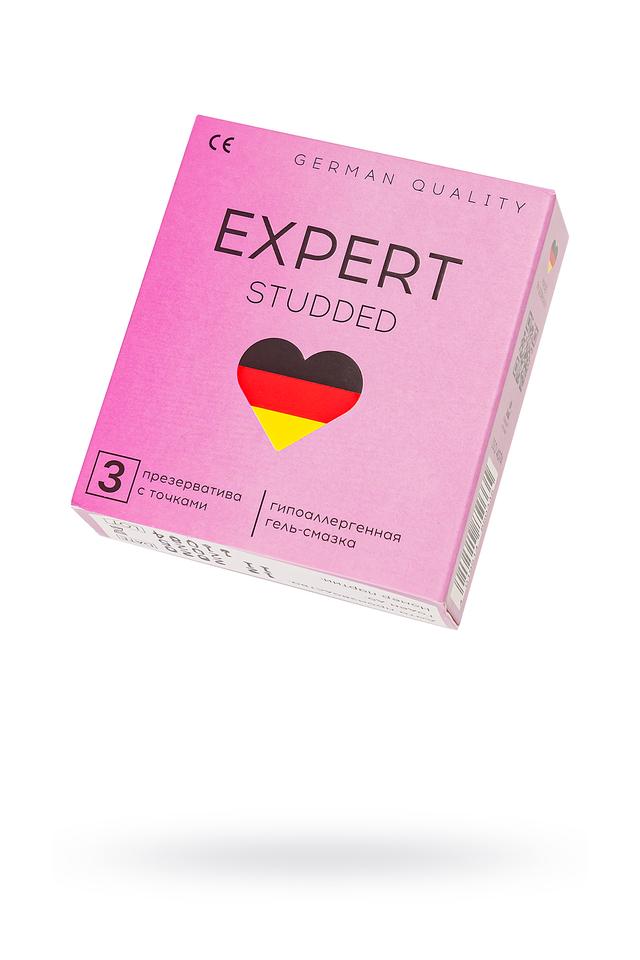 Презервативы облегающие точечные EXPERT Studded Germany 3 шт