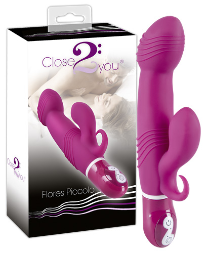 Вибратор для g-точки Close2You Flores Piccolo вишневый