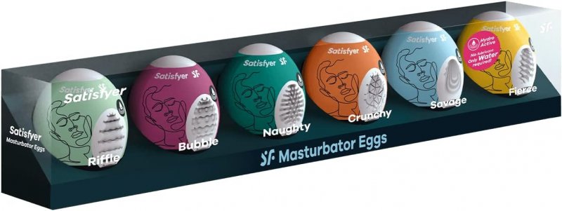 Набор яиц-мастурбаторов Satisfyer Masturbator Eggs Set 6 шт 