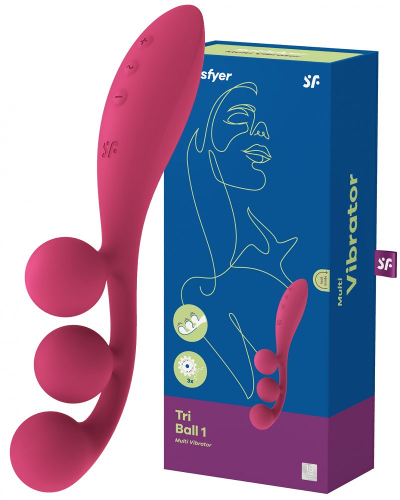 Универсальный мультивибратор Satisfyer Tri Ball 1