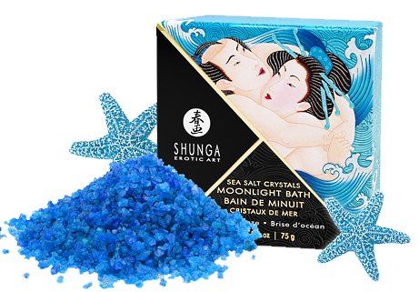 Соль мёртвого моря Shunga Moonlight Bath Ocean Breeze морской бриз 75 гр