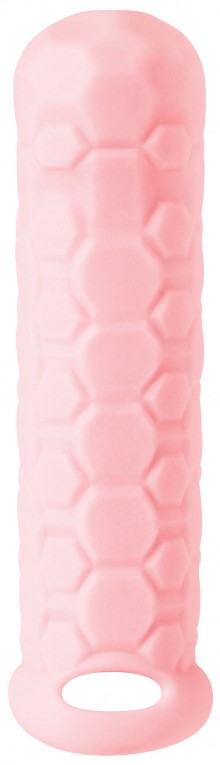 Фаллоудлинитель с кольцом Homme Long Pink + 3 см 