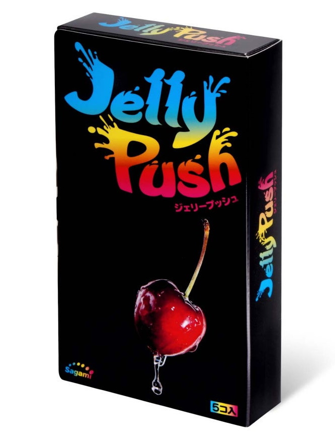 Презервативы с дозированием лубриканта Sagami Jelly Push 5 шт