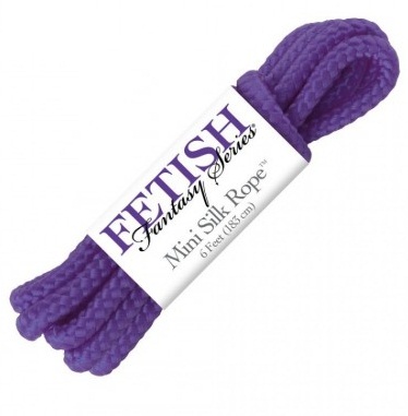 Бондажная верёвка FF Mini Silk Rope фиолетовая