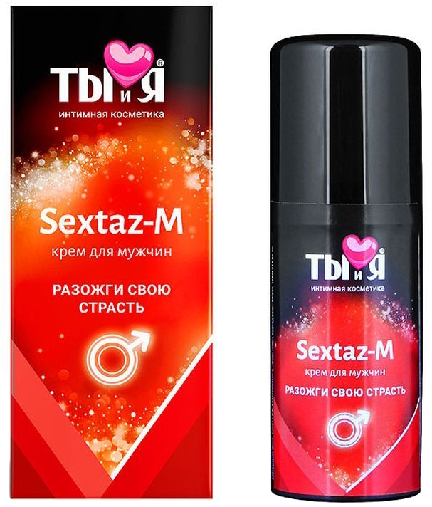 Крем для мужчин Sextaz-M с разогревающим эффектом 20 гр