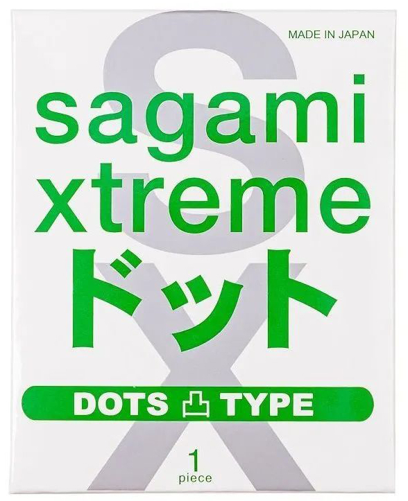 Презерватив с пупырышками ультратонкий Sagami Xtreme Type-E 1 шт