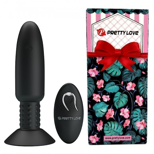 Анальная вибровтулка с ротацией и беспроводным управлением Pretty Love