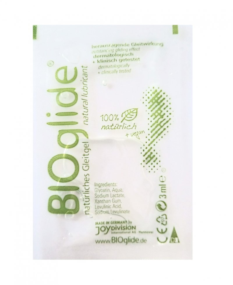 Гипоаллергенная смазка Bio Glide Natural 3 мл, пробник