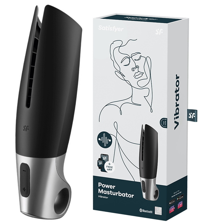 Смарт-мастурбатор с вибрацией Satisfyer Power Masturbator ДЕФОРМИРОВАННАЯ УПАКОВКА