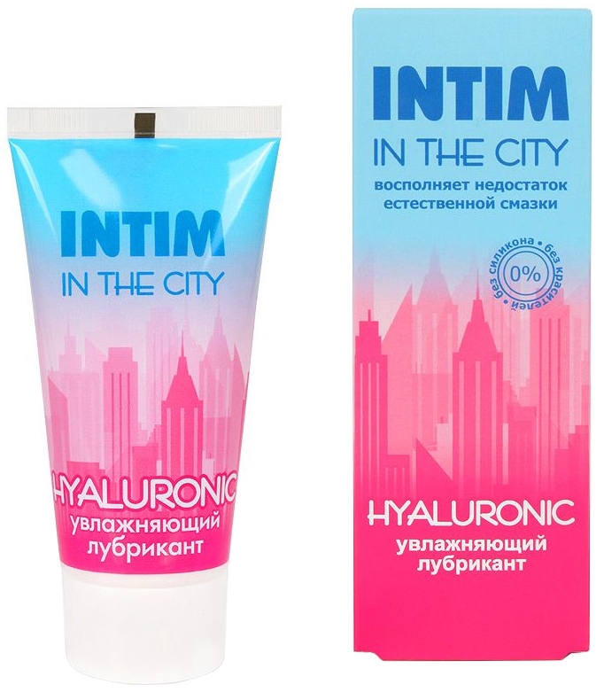 Увлажняющий лубрикант Intim In The City Hyaluronic 60 гр