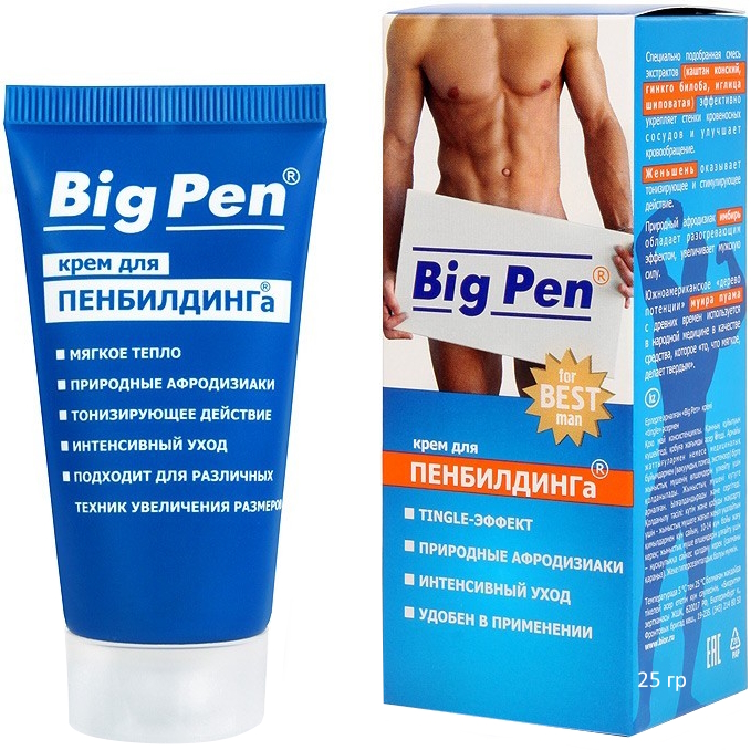 Крем для пенбилдинга Биоритм Big Pen 25 гр