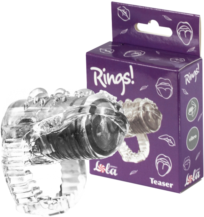 Насадка на язык для оральных ласк Rings Teaser Transparent