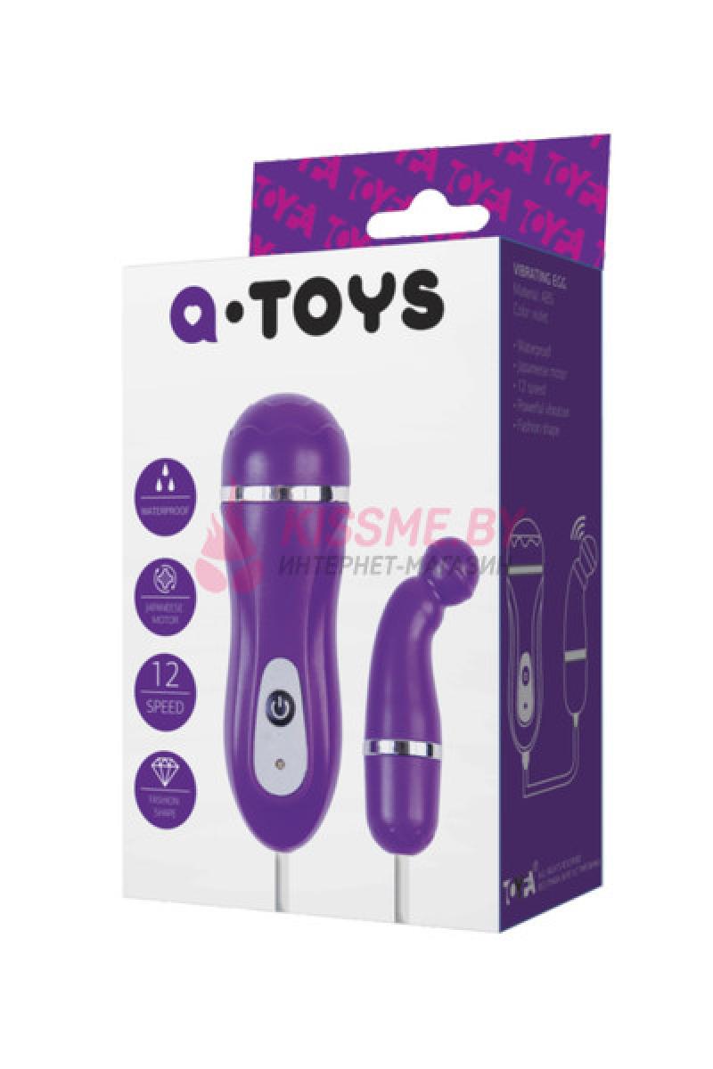 Виброяйцо TOYFA  A-toys Beany ABS пластик фиолетовый /Код 761010