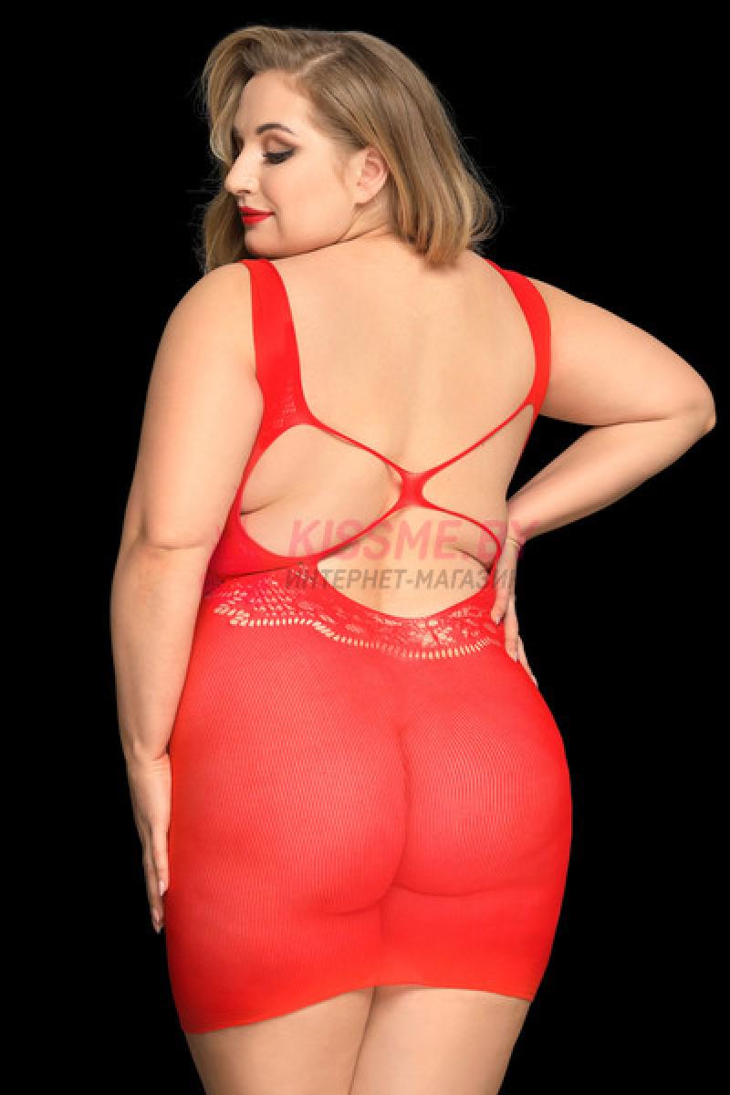 Платье Candy Girl Ella красное 2XL /Код 844023-RED-2XL