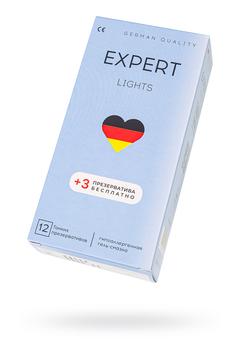 Презервативы ультратонкие EXPERT Lights Germany 12шт и 3 бесплатно