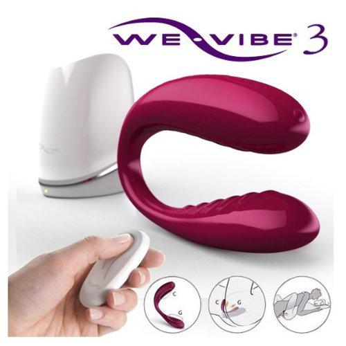 We-Vibe III Электровибромассажер коралловый с дистанционным пультом