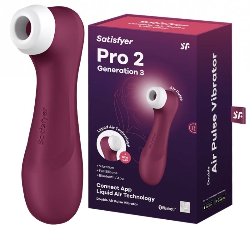 Вакуумно-волновой бесконтактный смарт-стимулятор Satisfyer Pro 2 Generation 3 Connect App