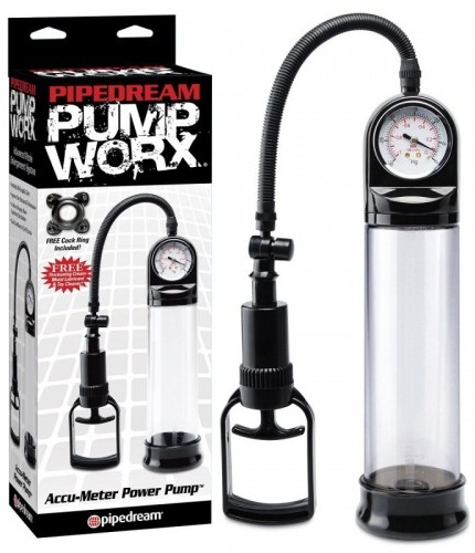 Вакуумная помпа с манометром Pump Worx Accu-Meter Power Pump