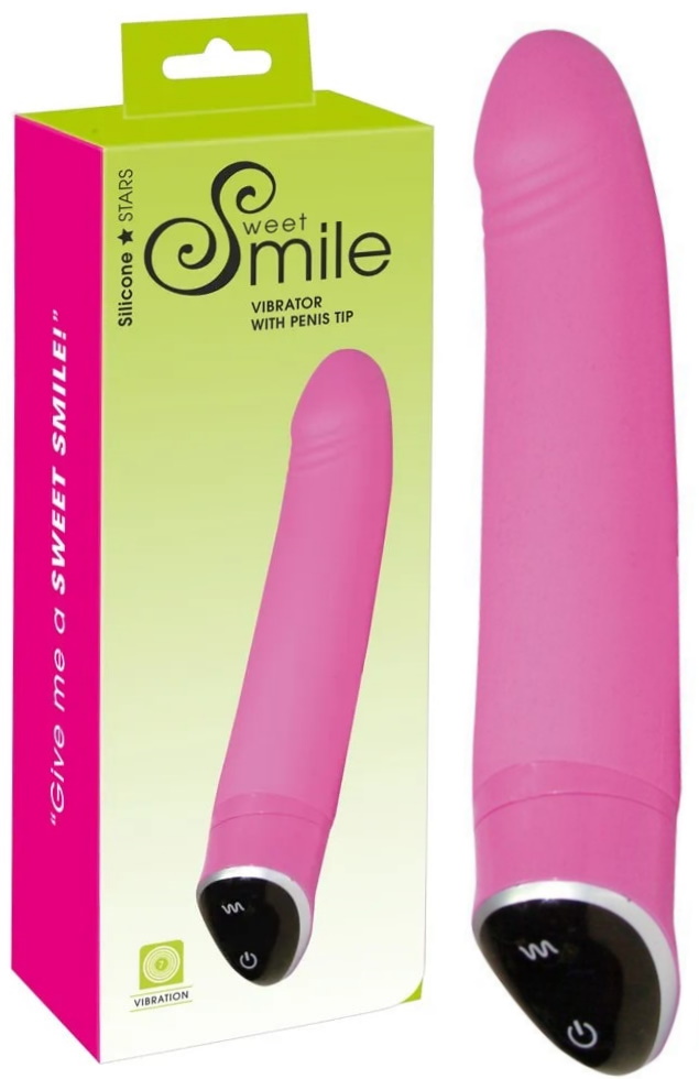 Классический вибратор Smile Happy Pink