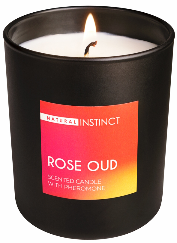 Ароматическая свеча Natural Instinct Роза и Уд 180 гр