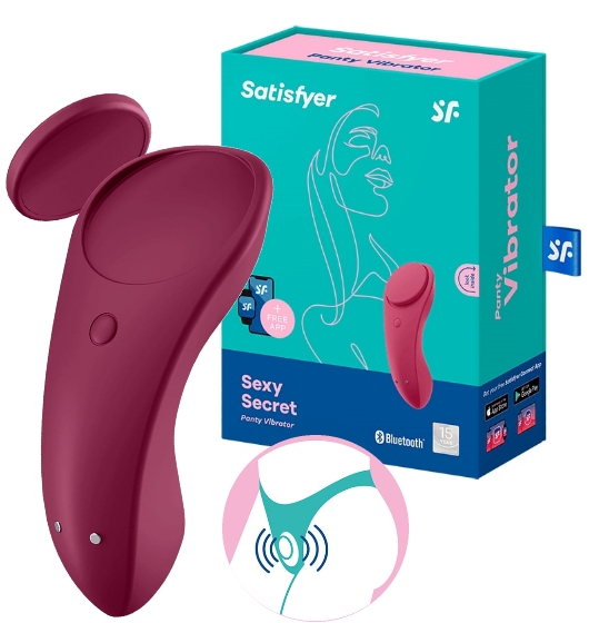 Клиторальный смарт-стимулятор Satisfyer Sexy Secret бордовый