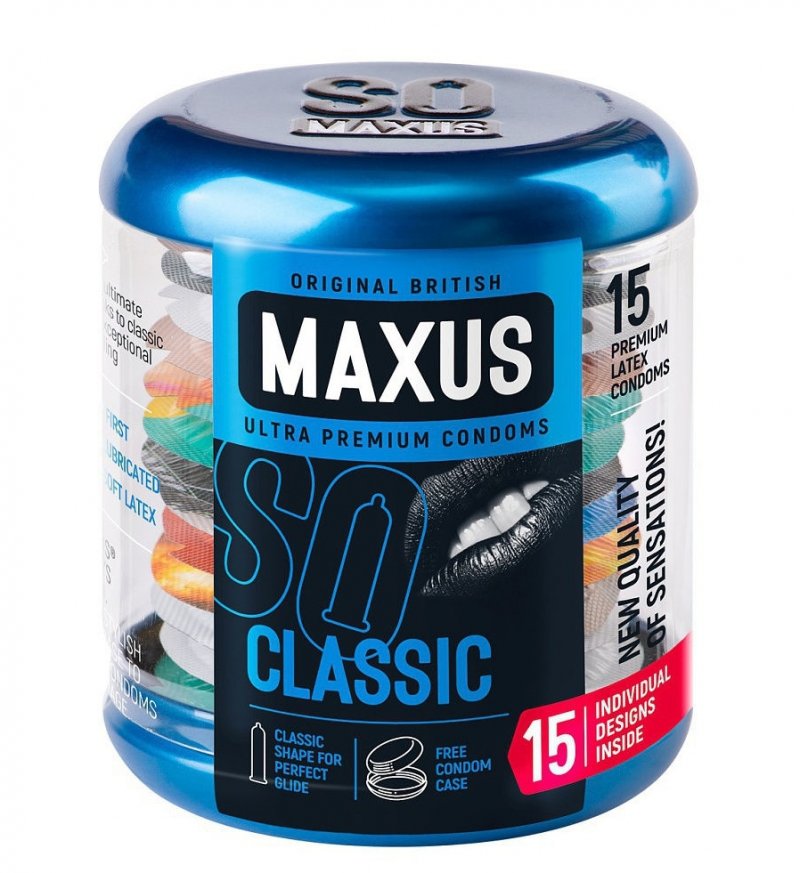 Презервативы Maxus №15 Classic в металлическом кейсе