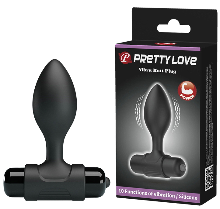 Анальная втулка с вибрацией Pretty Love Vibra Butt Plug