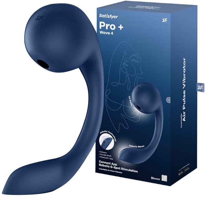 Смарт-вибратор с вакуумно-волновым стимулятором Satisfyer Pro+ Wave 4
