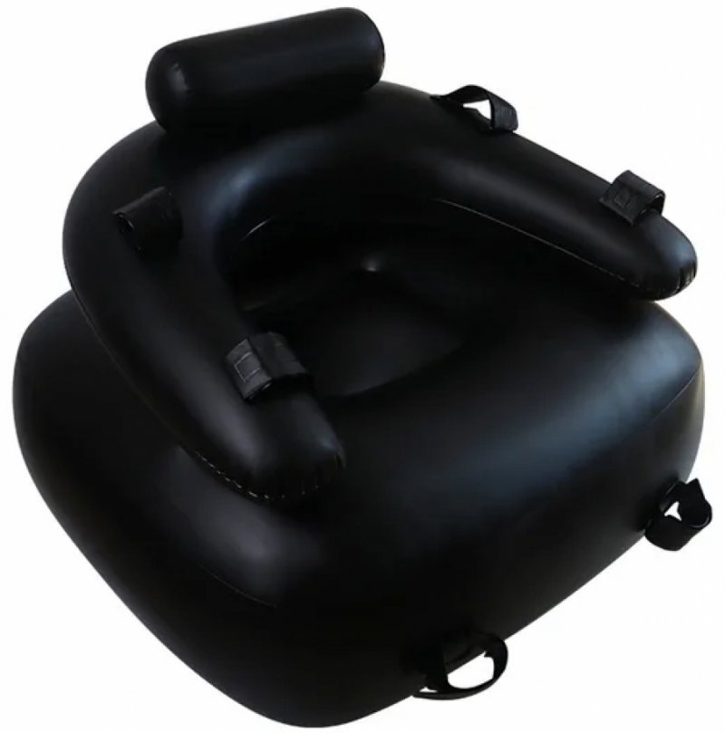 Надувное секс-кресло с вибратором и фиксаторами конечностей