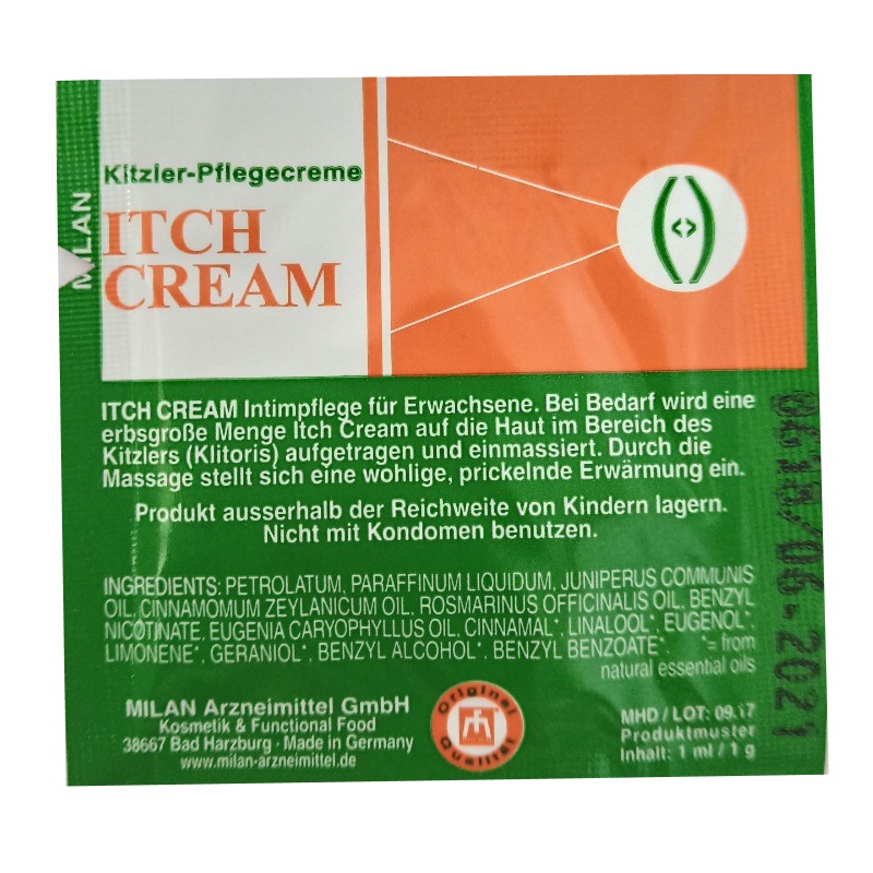 Крем для усиления возбуждения Itch Cream 1 мл, пробник