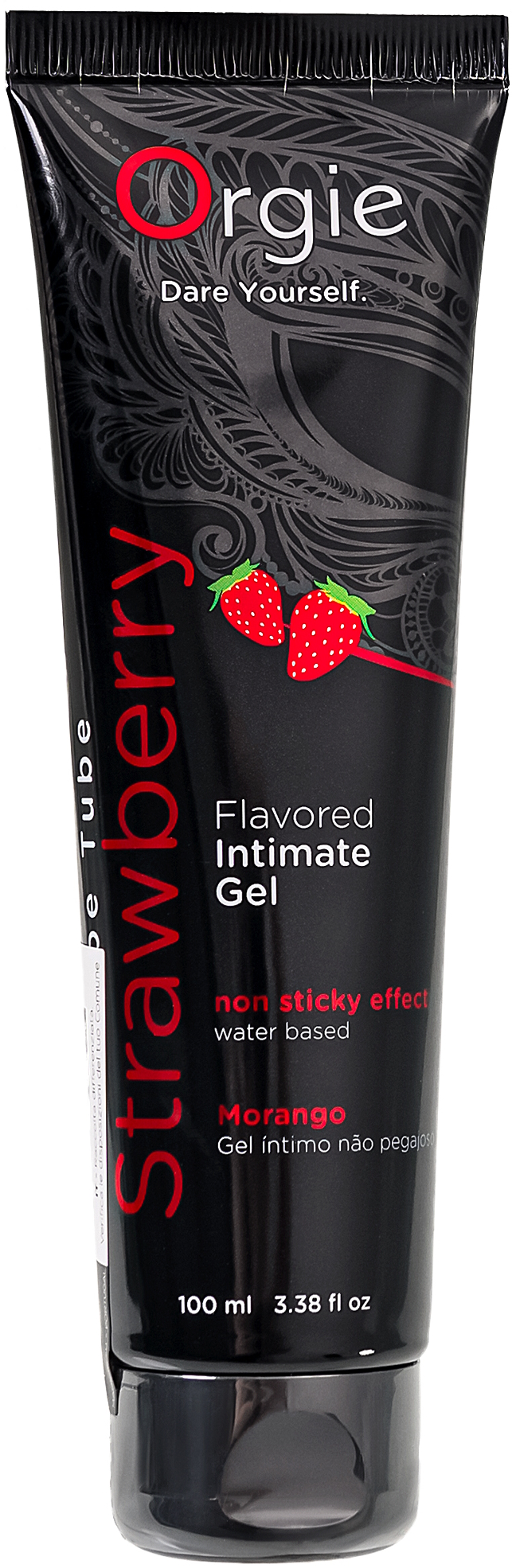 Съедобный интимный гель Orgie Lube Tube со вкусом клубники 100 мл